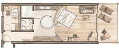 Zypresse family third floor Floor plan