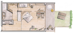 Fiore Floor plan