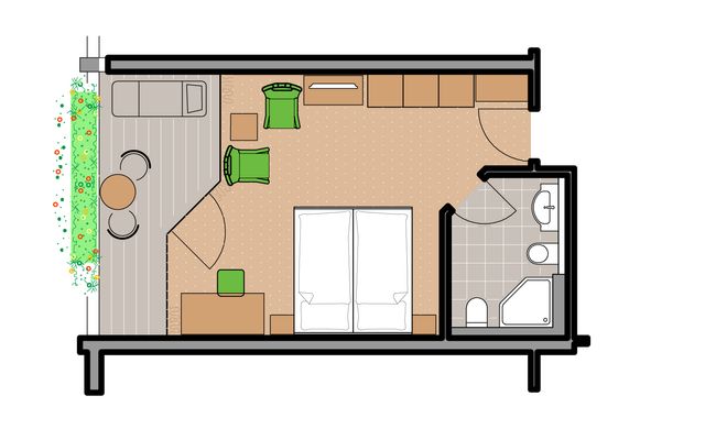 Double room category B thumbnail 3 - Hotel Grüner Wald ****s