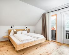 BIO HOTEL Gralhof: Familienzimmer mit Seeblick - Biohotel Gralhof, Weissensee, Kärnten, Österreich