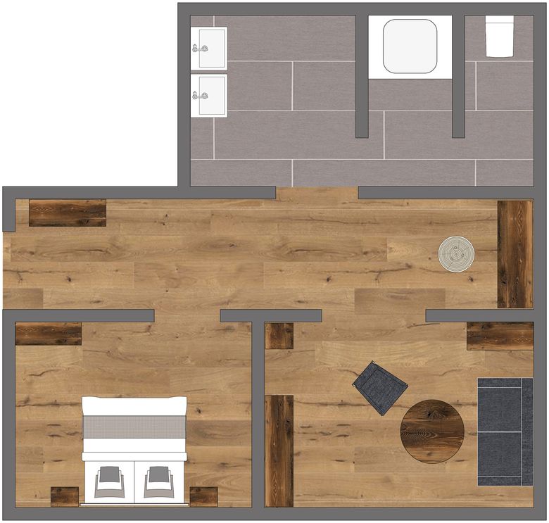 Wellness- & Aktivhotel Bodenmaiser Hof: Double room Type III image #2