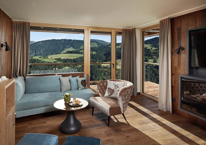 Hotel Zimmer: SUITE HOCHGRAT PREMIUM - Bergkristall - Mein Resort im Allgäu
