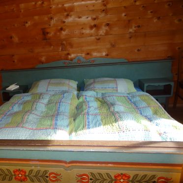 Schlafzimmer, Moaralmhütte, Dölsach, Osttirol, Tirol, Österreich