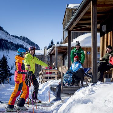 Winter, Hüttendorf Präbichl, Vordernberg, Steiermark, Steiermark, Österreich