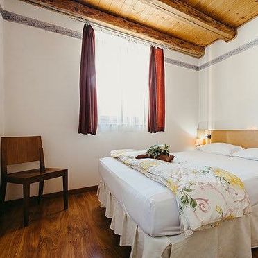 Schlafzimmer, Maso Alice, Cinte Tesino, Trentino, Trentino-Südtirol, Italien