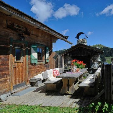 Terrasse, Jagdhütte Auhof, Jochberg, Tirol, Tirol, Österreich