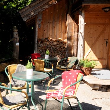 Terrasse, Josef-Speckbacher-Hütte, Mayrhofen, Tirol, Tirol, Österreich