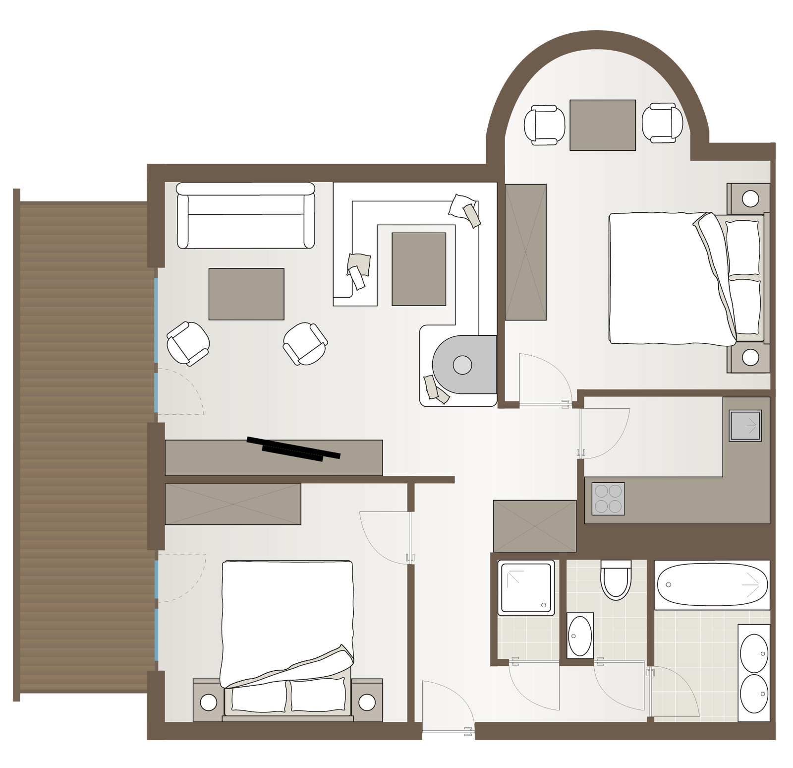 3-Raum Apartment Seefeld ERKER image 5 - Familotel Seefeld Tirol Das Kaltschmid