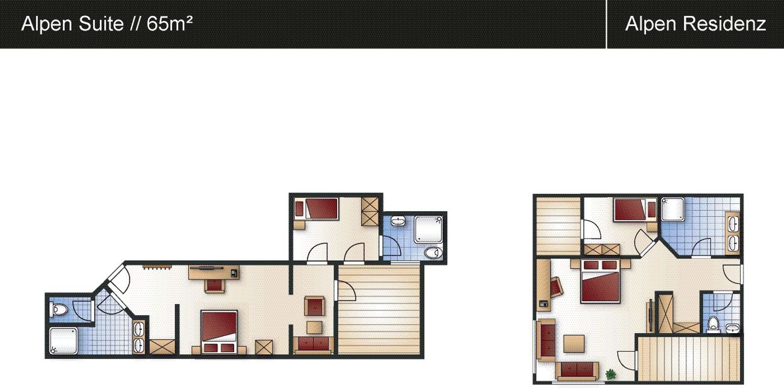 Alpen-Suite 65 qm image 4 - Parkhotel Burgmühle