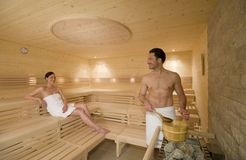 Biohotel Mattlihüs: Sauna-Aufguss - Biohotel Mattlihüs, Oberjoch, Allgäu, Bayern, Deutschland