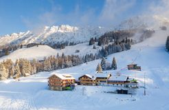 Biohotel Mattlihüs: Hotel im Winter - Biohotel Mattlihüs, Oberjoch, Allgäu, Bayern, Deutschland