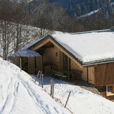 Rueckansicht, Heustadl 1732, Saalbach-Hinterglemm, Salzburg, Salzburg, Österreich