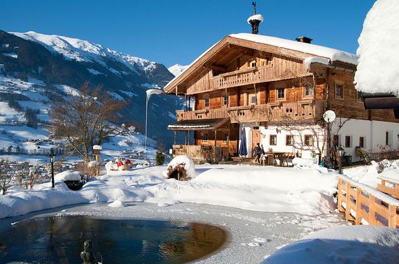 Winter, Bergchalet Klausner Almrausch, Ramsau im Zillertal, Tirol, Tirol, Österreich
