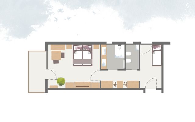 Suite con balcone| 40-50m², 2 stanze image 12 - Familotel Südtirol Alpenhof Dolomit Family