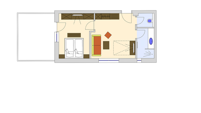 Garten Suite 600 im Quellenhaus