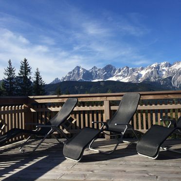 Balcony, Chalet Mitterspitz, Pichl, Schladming-Dachstein, Styria , Austria