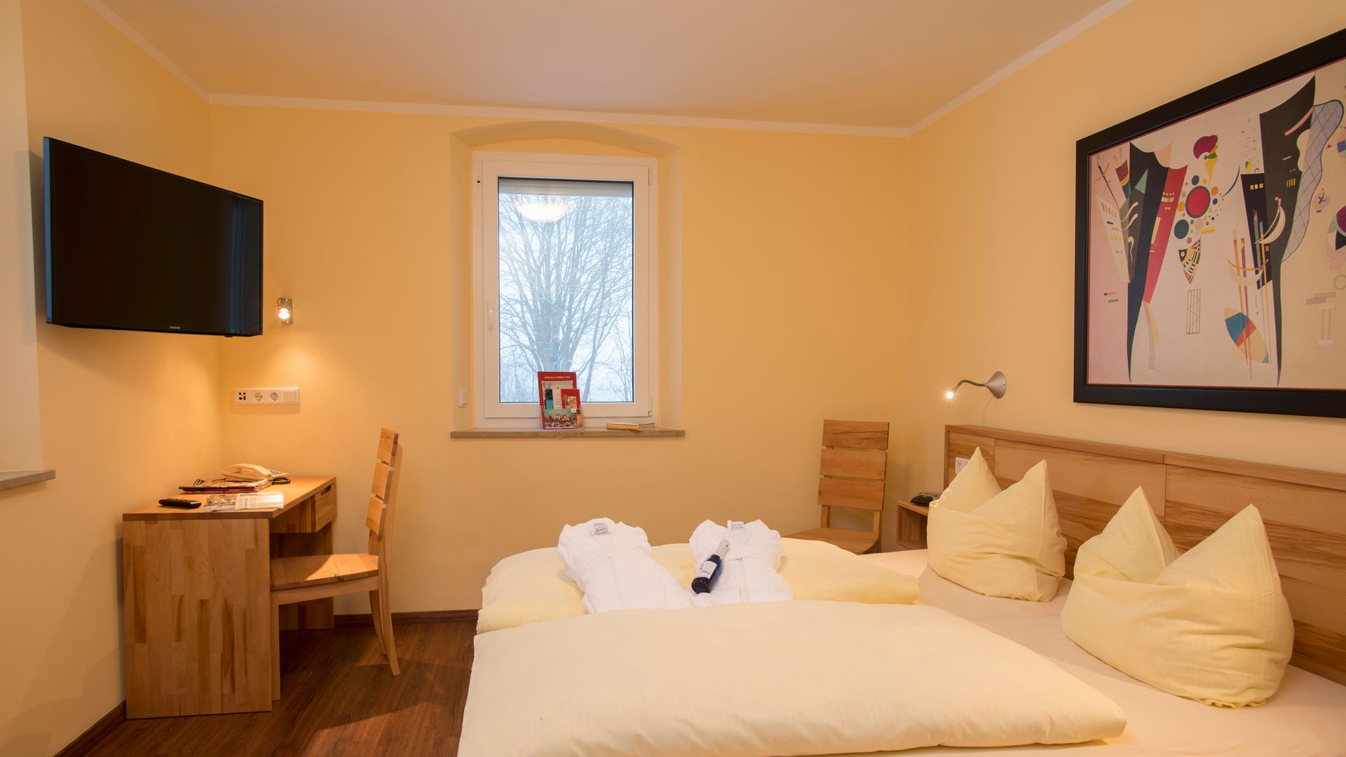Blick in ein exemplarisches 3-Raumappartement