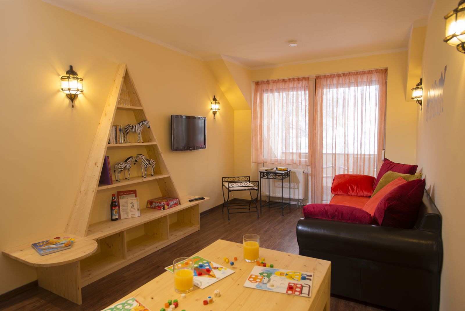 Badezimmer im 4 Raum Familien-Appartement ab 75 qm im Familotel Mein Krug | Familotel Fichtelgebirge FamilienKlub Krug | Mein Krug | Hotel Krug