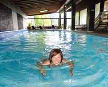 Biohotel Ifenblick: Wellness-Bereich mit Schwimmbad - Bio-Berghotel Ifenblick, Balderschwang, Allgäu, Bayern, Deutschland