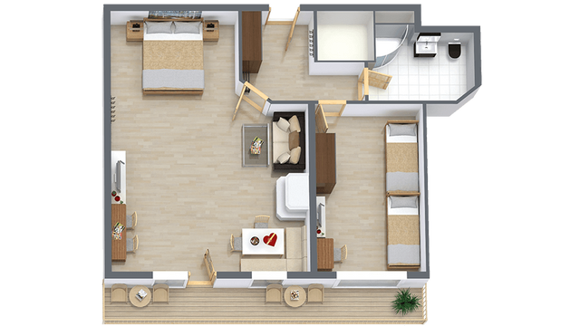 BIO-Familiensuite Typ 1 (2 Raum image 5 - Familotel Tirol Landgut Furtherwirt