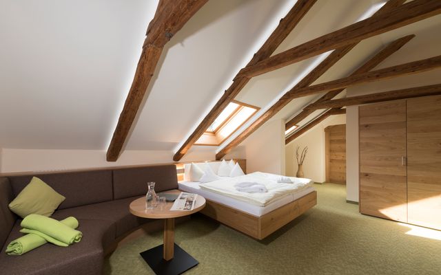 Unterkunft Zimmer/Appartement/Chalet: Family-Suite "Schreinerhof Studio" - Richtung Baustelle