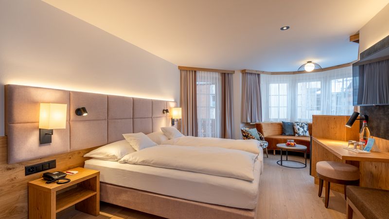 chambres doubles Chambre avec baie vitrée "Fletschhorn" Nord