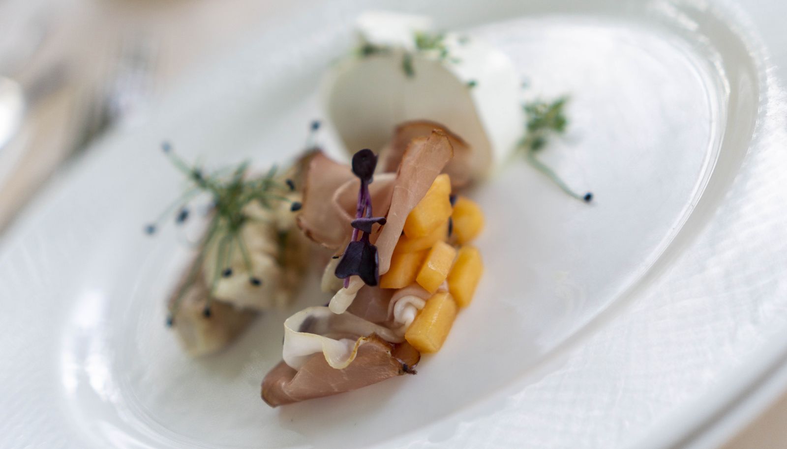 Vorspeise beim Pavillon Dinner