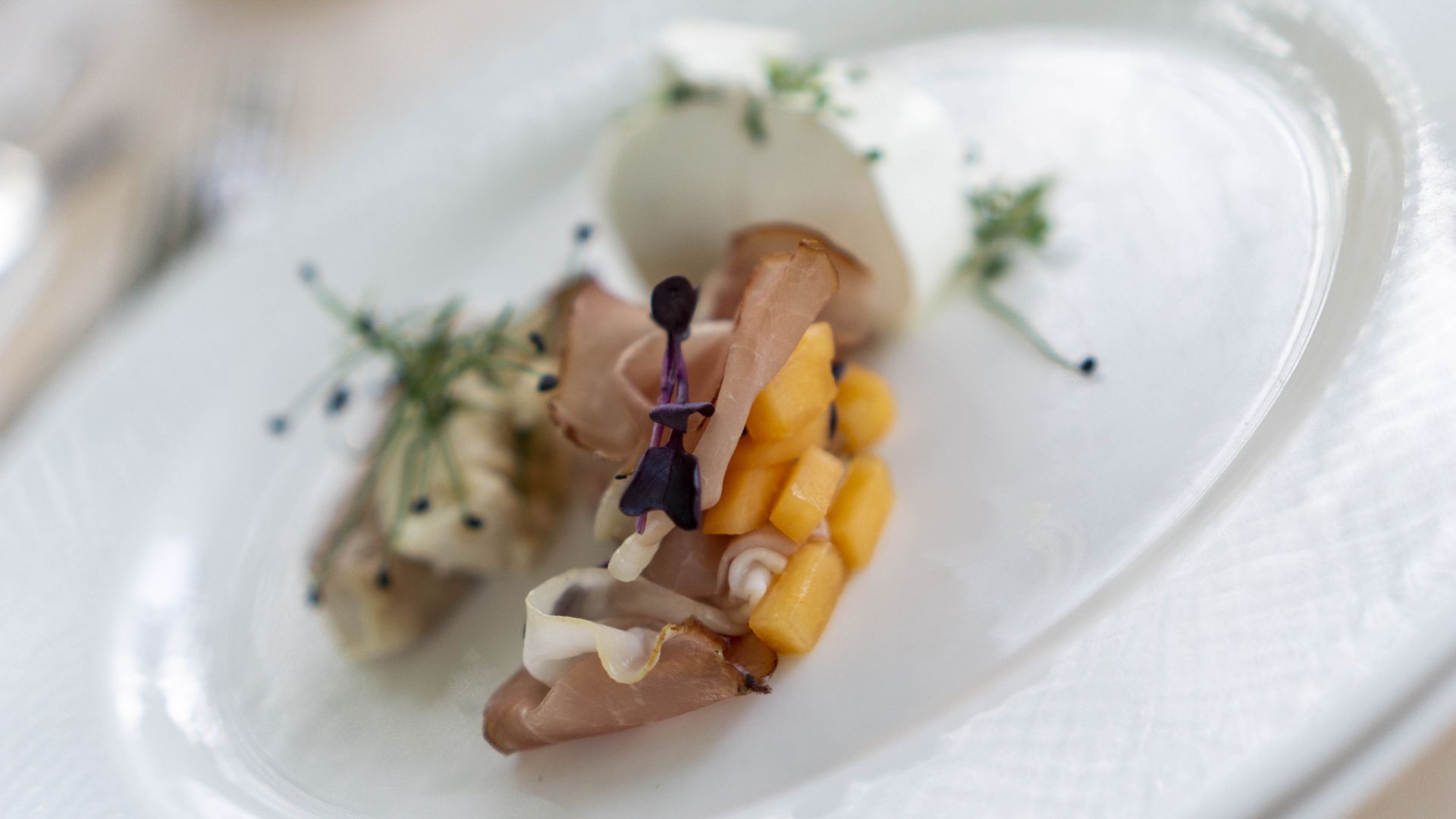 Vorspeise beim Pavillon Dinner