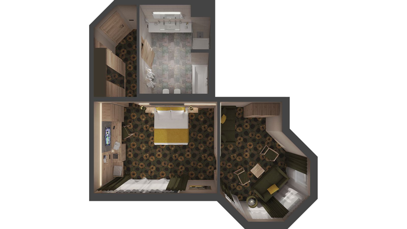 Grundriss Family Suite im Familotel Böhmerwald | Aigo Familien- & Sportresor