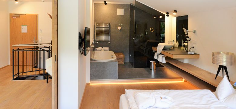 DAS GRASECK - mountain hideaway & health care: Suite with SAUNA, roof terrace and balcony (own floor) image #7