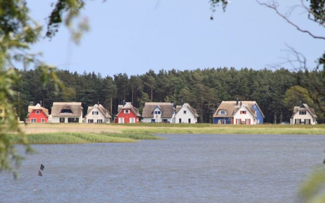Sicht über den Breeger Bodden zur Deichallee