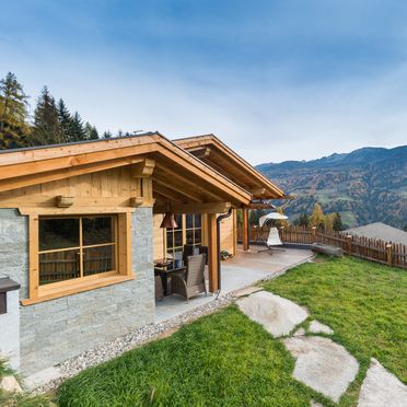 Herbst, Bergchalet Wolfskofel , St. Johann im Ahrntal, Südtirol, Trentino-Südtirol, Italien