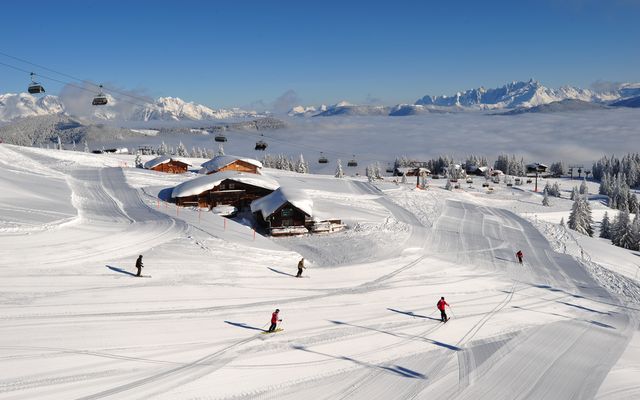 Skifahren Sportwelt Amade Familienhotel Sonnberg