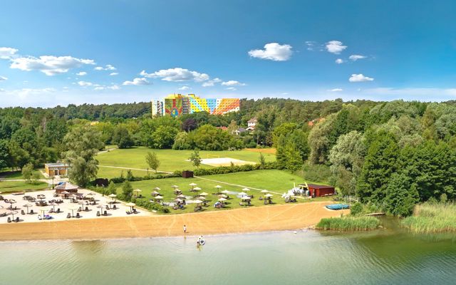 Ahorn Seehotel Templin Außenansicht Sommer Strand