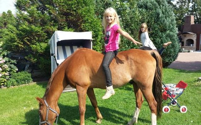 Reiten beim Familienhotel Tossens