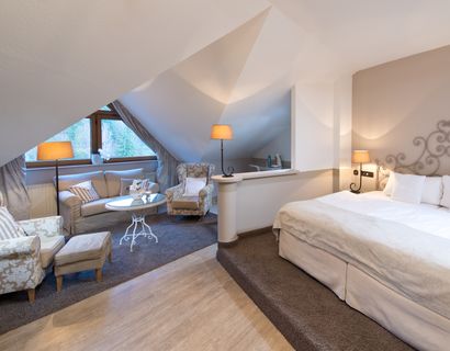 Romantischer Winkel - RoLigio® & Wellness Resort - Pearls by Romantik: Family Room "Turm Familien Zimmer"