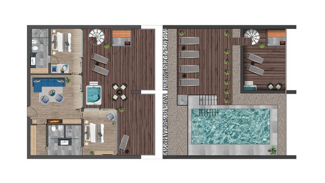 Penthouse Pool Villa image 9 - Quellenhof Luxury Resort Lazise