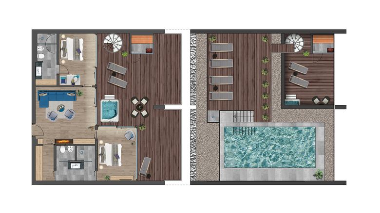 Quellenhof Luxury Resort Lazise: Penthouse Pool Villa image #9