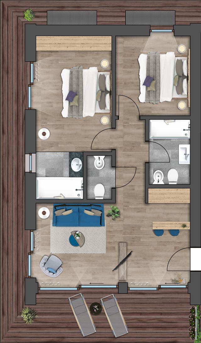 Family-Suite Melissa image 8 - Quellenhof Luxury Resort Lazise