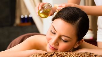 Aroma oil massage 