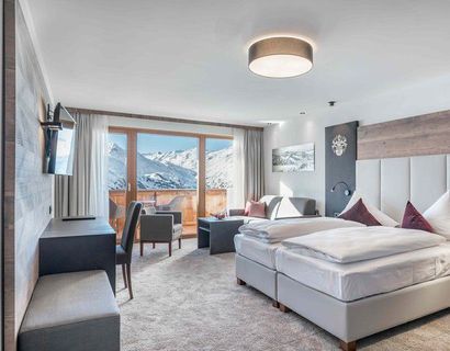 Ski & Wellnessresort Hotel Riml: Suite Gletscherblick