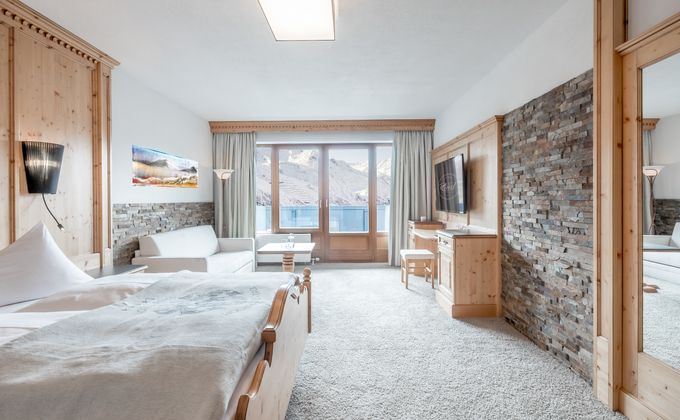 Hotel Zimmer: Doppelzimmer Gurglblick - Ski & Wellnessresort Hotel Riml