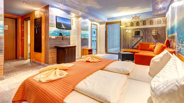 Wellnesssuite - Schatzinsel mit Terrasse