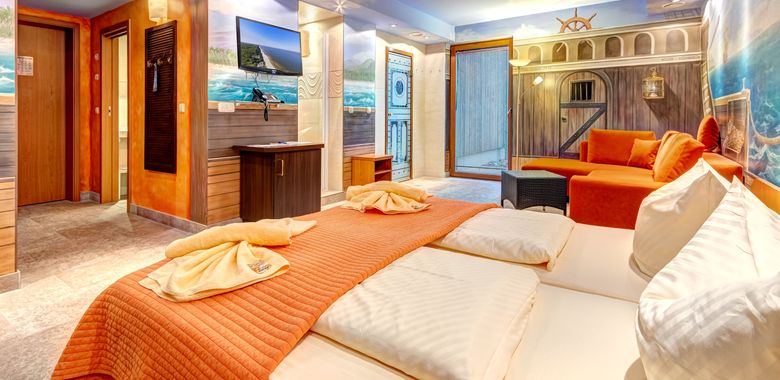 Wellnesssuite - Schatzinsel mit Terrasse