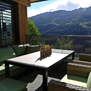Terrasse , Naturchalet INSToul, St. Johann im Ahrntal, Südtirol, Trentino-Südtirol, Italien
