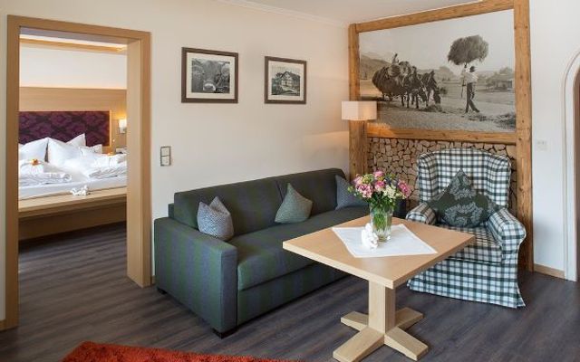 Hotel Zimmer: Suite "Gartenblick" mit Südost-Balkon  - Dein Engel