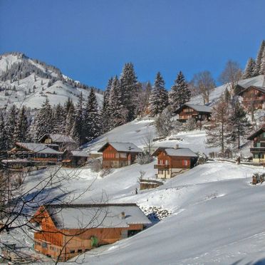 Außen Winter 37, Chalet Jungfrau an der Ledi, Wengen, Berner Oberland, Bern, Schweiz