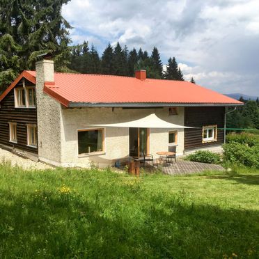 Außen Sommer 1 - Hauptbild, Ferienhütte Kaiserhäusl im Bayerischen Wald, Bischofsreut, Bayerischer Wald, Bayern, Deutschland