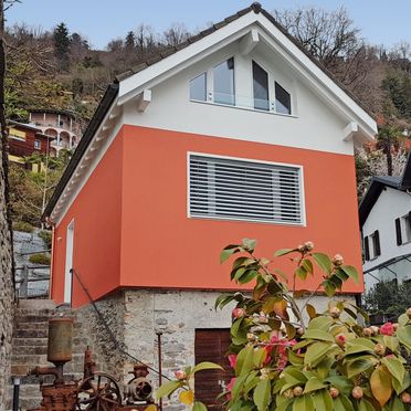 Außen Sommer 2, Ferienhaus "Casa Rossella" mit Seeblick, Minusio, Tessin, Tessin, Schweiz