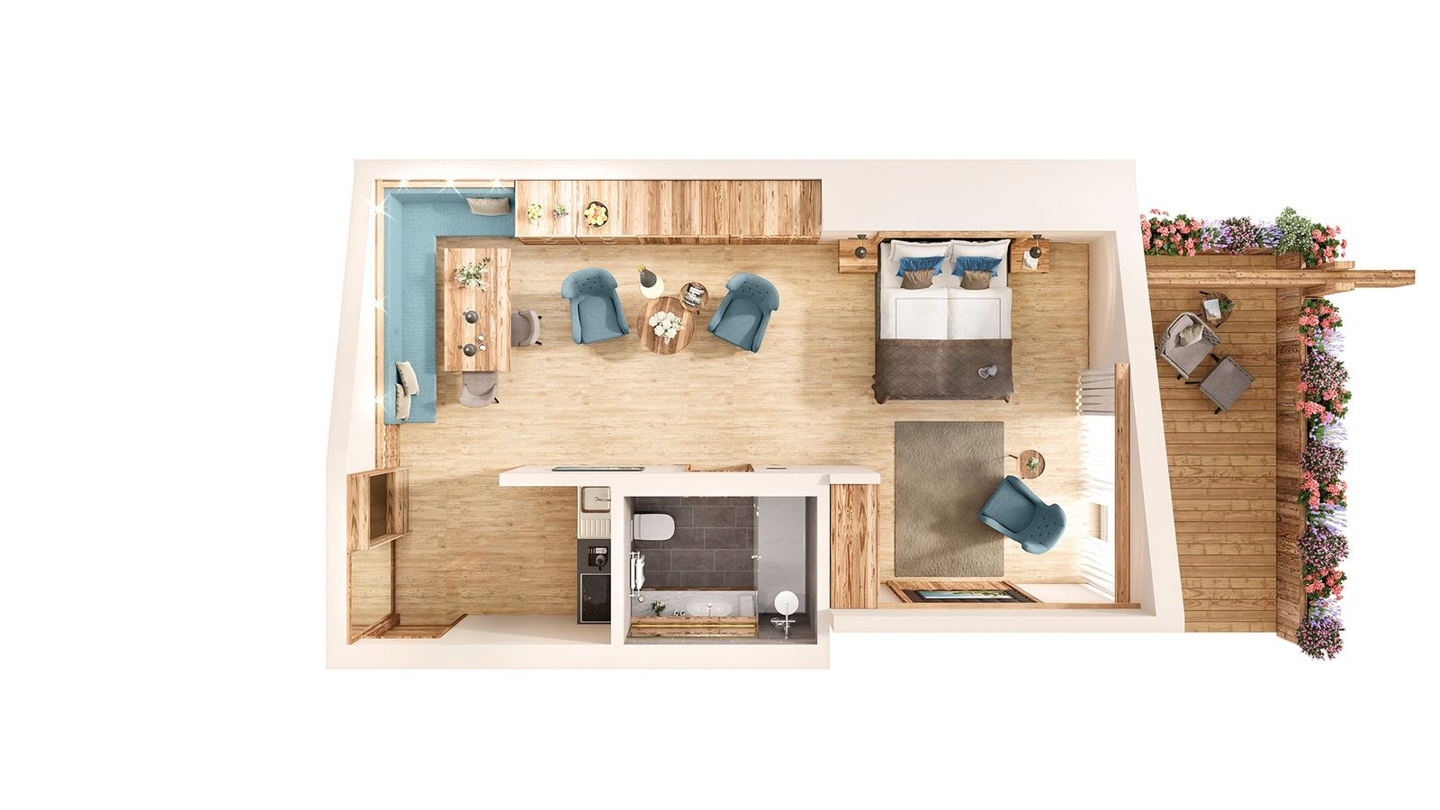 Doppelzimmer Deluxe  image 9 - MONDI Hotel Tscherms